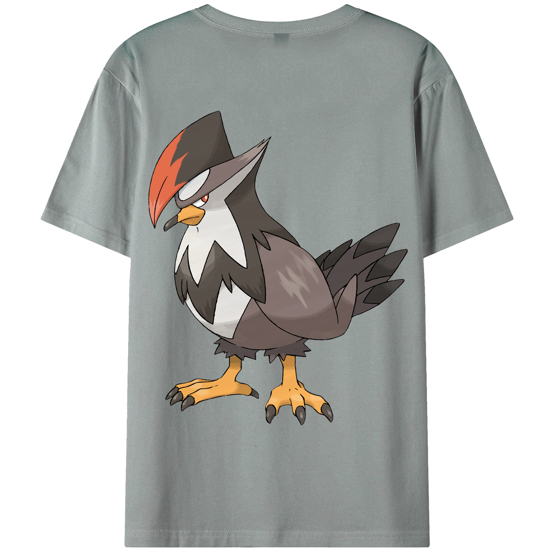 （画像用） ポケットモンスター Pokémon 綿100％ メンズ半袖Tシャツ（バックプリント） 通気性